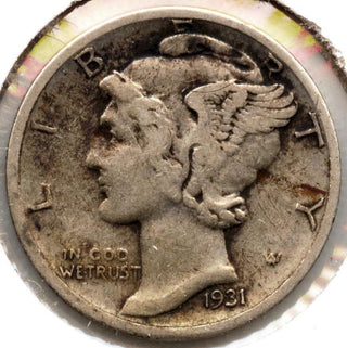 1931-D Mercury Silver Dime - Denver Mint - MC119