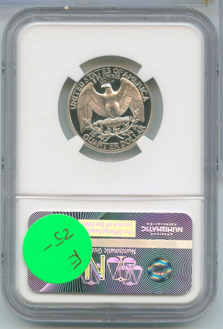 1997-S Washington Proof Quarter NGC PF69 Ultra Cameo San Francisco Mint - SS478