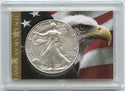 2023 American Eagle Silver Dollar 1 oz Old Glory US Flag Bullion Art Case