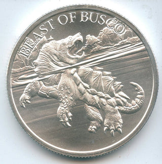 Beast of Busco One Troy Ounce 1oz .999 Fine Silver Round Intaglio Mint -SS165