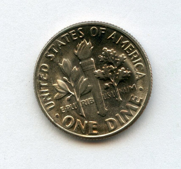 1980-D Roosevelt Dime $5 Uncirculated (50) Coin Roll - Denver Mint - JP172