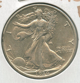 1936-P Walking Liberty Silver Half Dollar 50c Philadelphia Mint - SR584