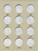 Franklin Half Dollar 1948 - 1963 Set Coin Folder - Harris Album 2695 Collection