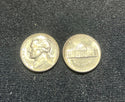 1957-D BU Jefferson Nickel $2 Roll Uncirculated Coins Denver Mint-SS368