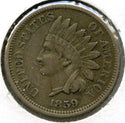 1859 Indian Head Cent Penny - Copper-Nickel - E20