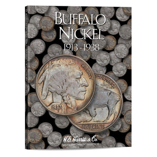 Coin Folder - Buffalo Nickels 1913 - 1938 Set - HE Harris Album 2678