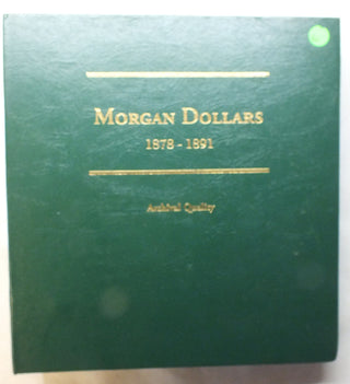 Morgan Dollars 1878 - 1891 Coin Set Album LCA8 Littleton Folder - H497