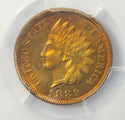 1889 Indian Head Cent Penny PCGS PR63 RB Certified - Toning Toned - K313