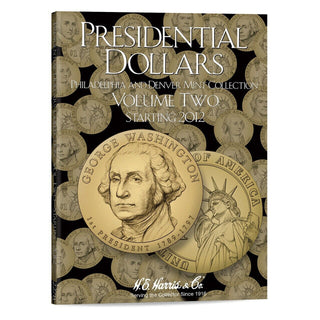 Presidential Dollars 2012 on - President Set - Harris Album 2278 Coin Folder
