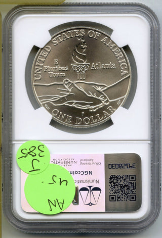 1995-D Paralympics Olympic Silver Dollar NGC MS69 Commemorative Coin - J385