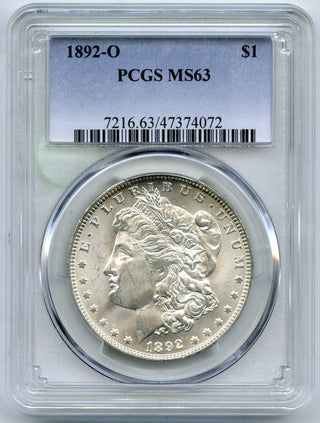 1892-O Morgan Silver Dollar PCGS MS63 Certified - New Orleans Mint - J357