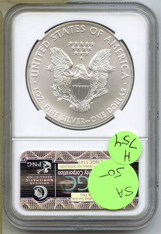 2014 (S) American Eagle 1 oz Silver Dollar NGC MS69 First Releases San Fran H754