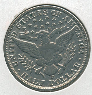 1906-D Silver Barber Half Dollar 50c Denver Mint -SS758