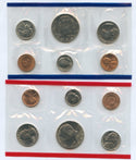 1986 Uncirculated U.S. Mint Set 10 Coins United States Philadelphia & Denver