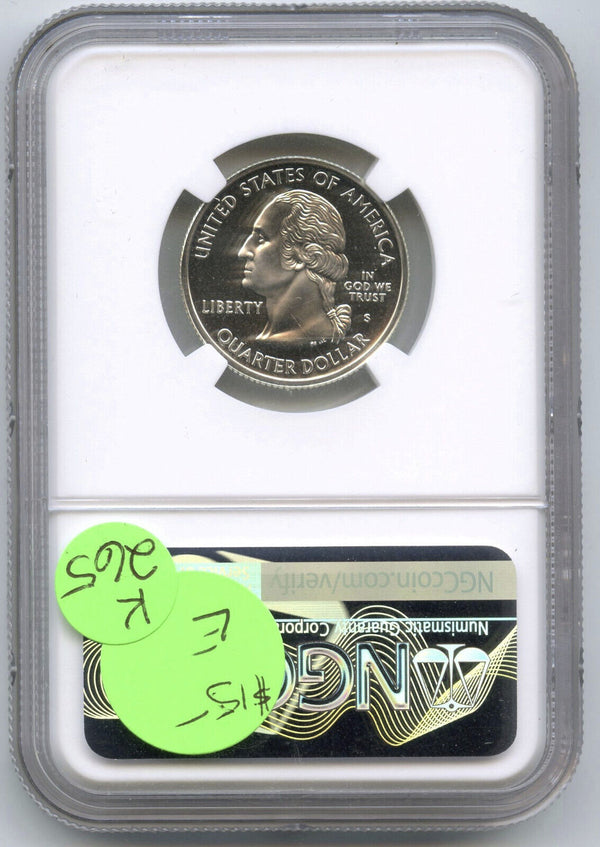 2000-S Virginia Silver State Quarter NGC PF 69 Ultra Cameo - San Francisco K265