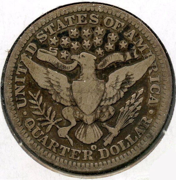 1901-O Barber Silver Quarter - New Orleans Mint - BR833