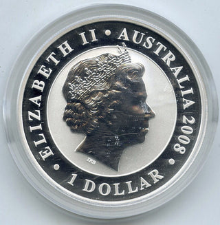 2008 Australia Koala 999 Silver 1 oz $1 Coin Dollar Elizabeth II Bullion - J266