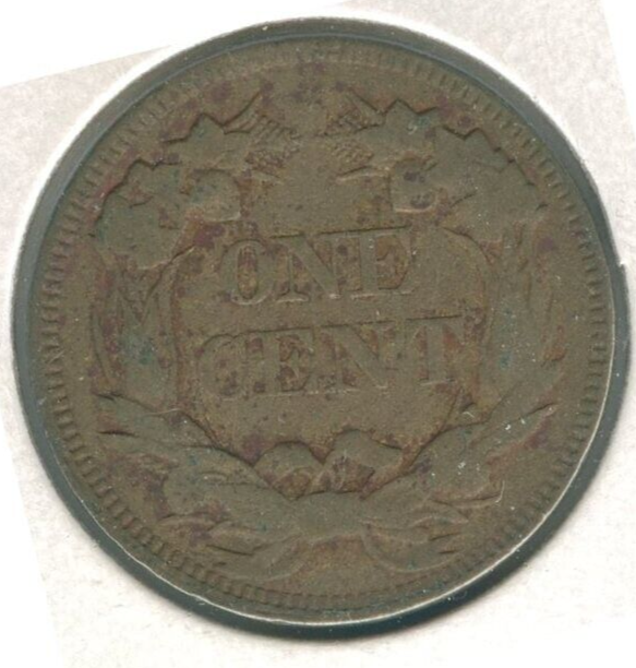 1857 Flying Eagle Cent Penny - Philadelphia Mint - Copper Nickel - ER179