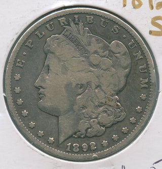 1892-S Morgan Silver Dollar $1 San Francisco Mint - SS851