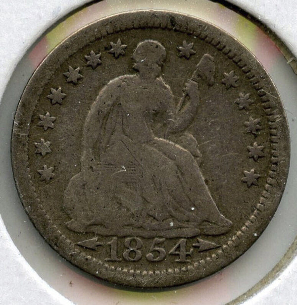 1854 Seated Liberty Silver Half Dime - H356