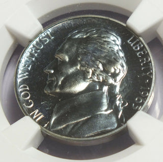 1963 Jefferson Proof Nickel NGC PF 66 Certified - Toning Toned - BX959