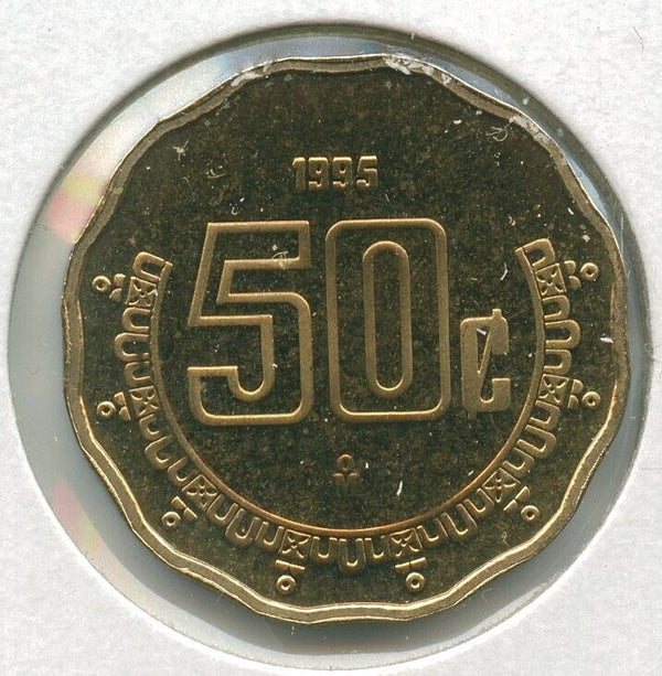 1995 Mexico Proof 50 Centavos Coin Moneda Bimetallic -SS657