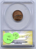 1984 RB Lincoln Cent Penny ANACS MS 63 Off-Center Error Struck 55% - J923