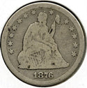 1876 Seated Liberty Silver Quarter - Philadelphia Mint - C374
