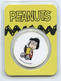 2021 Marcie Peanuts 999 Silver 1 oz Art Medal Colored Round TEP Snoopy - A623