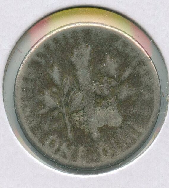 197? Roosevelt Dime 10c Struck Thru Grease Error Coin - SR744