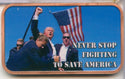 Donald Trump Never Stop Fight America USA 1 Oz 999 Copper Bar Colored