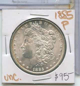 1885-P Morgan Silver Dollar $1 Philadelphia Mint Unc   - SS839