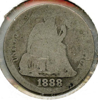 1888 Seated Liberty Silver Dime - Philadelphia Mint - B890
