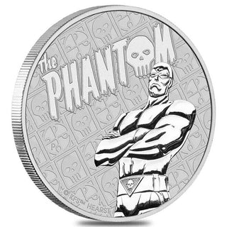 2022 The Phantom 1 Oz 9999 Silver $1 Dollar Tuvalu Coin DC Comics