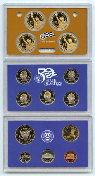 2007 United States Proof Set 14 Coins U.S. Mint San Francisco State Quarters