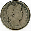 1896-O Barber Silver Quarter - New Orleans Mint - BT170