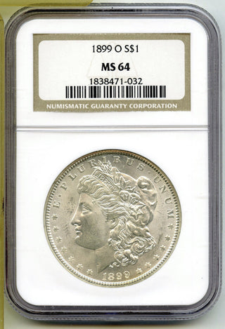 1899-O Morgan Silver Dollar NGC MS64 Certified - New Orleans Mint - J466