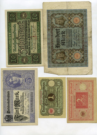 Germany Currency Lot of (32) Notes Paper Money 1920s Collection - J570