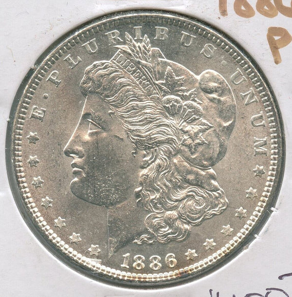 1886-P Morgan Silver Dollar $1 Philadelphia Mint - SS840