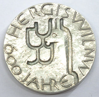 1378 - 1978 Hergiswil Silver Medal 600 Years Commemorative Round - J676