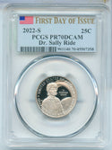 2022-S DR. Sally Ride American Women Quarter PCGS PR70DCAM San Francisco - SS638