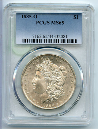 1885-O Morgan Silver Dollar PCGS MS65 Certified - New Orleans Mint - BT762