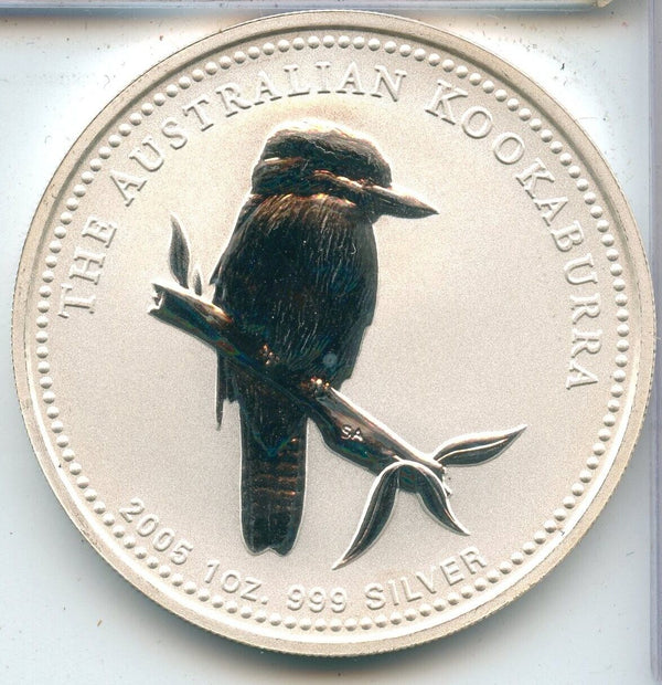 2005 Australian Kookaburra 1 Oz Silver 999 $1 Coin - SS609