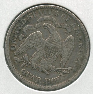 1891-P Silver Seated Liberty Quarter 25C Philadelphia Mint - SS679