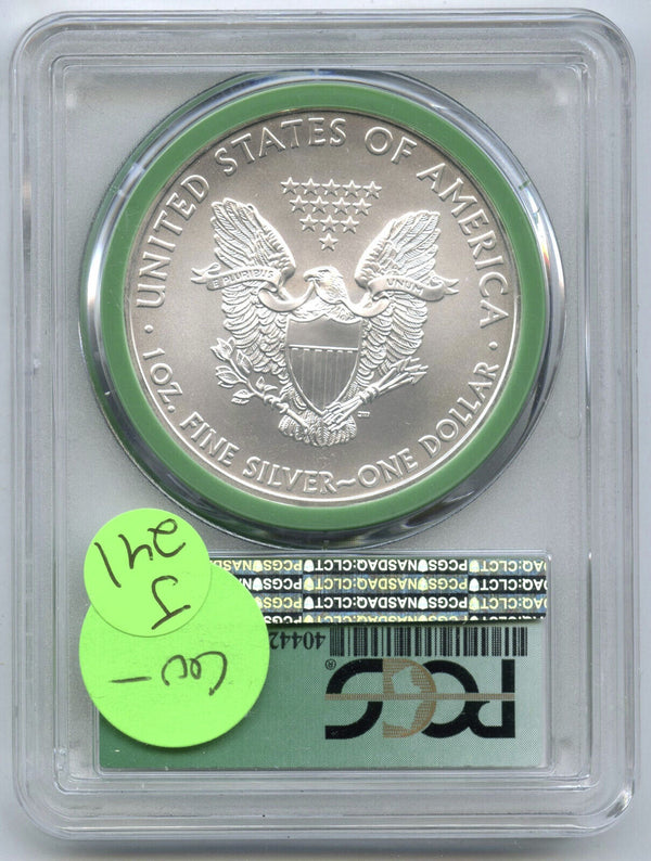 2009 American Eagle Silver Dollar PCGS MS69 Green Label US Mint Sealed Box J241