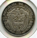 1953 Panama Silver Coin 1/4 Balboa Cuarto - K210