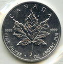 1991 Canada Maple Leaf 9999 Silver 1 oz $5 Coin - Sealed Bullion - J73