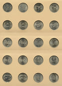 State Quarters 1999 - 2009 Complete 112-Coin Set Dansco Album 7143 Folder - H477