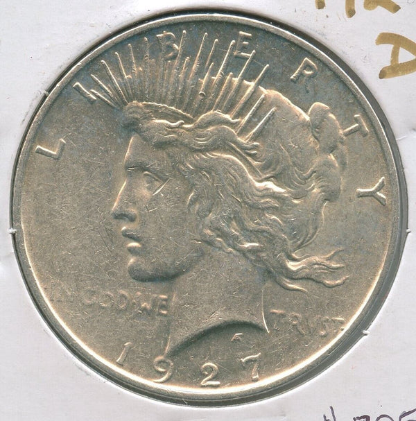 1927-D Peace Silver Dollar $1 Denver Mint - SS873