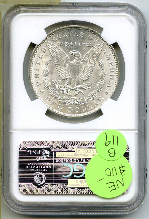 1888 Morgan Silver Dollar NGC MS 63 Certified $1 Philadelphia Mint - B119